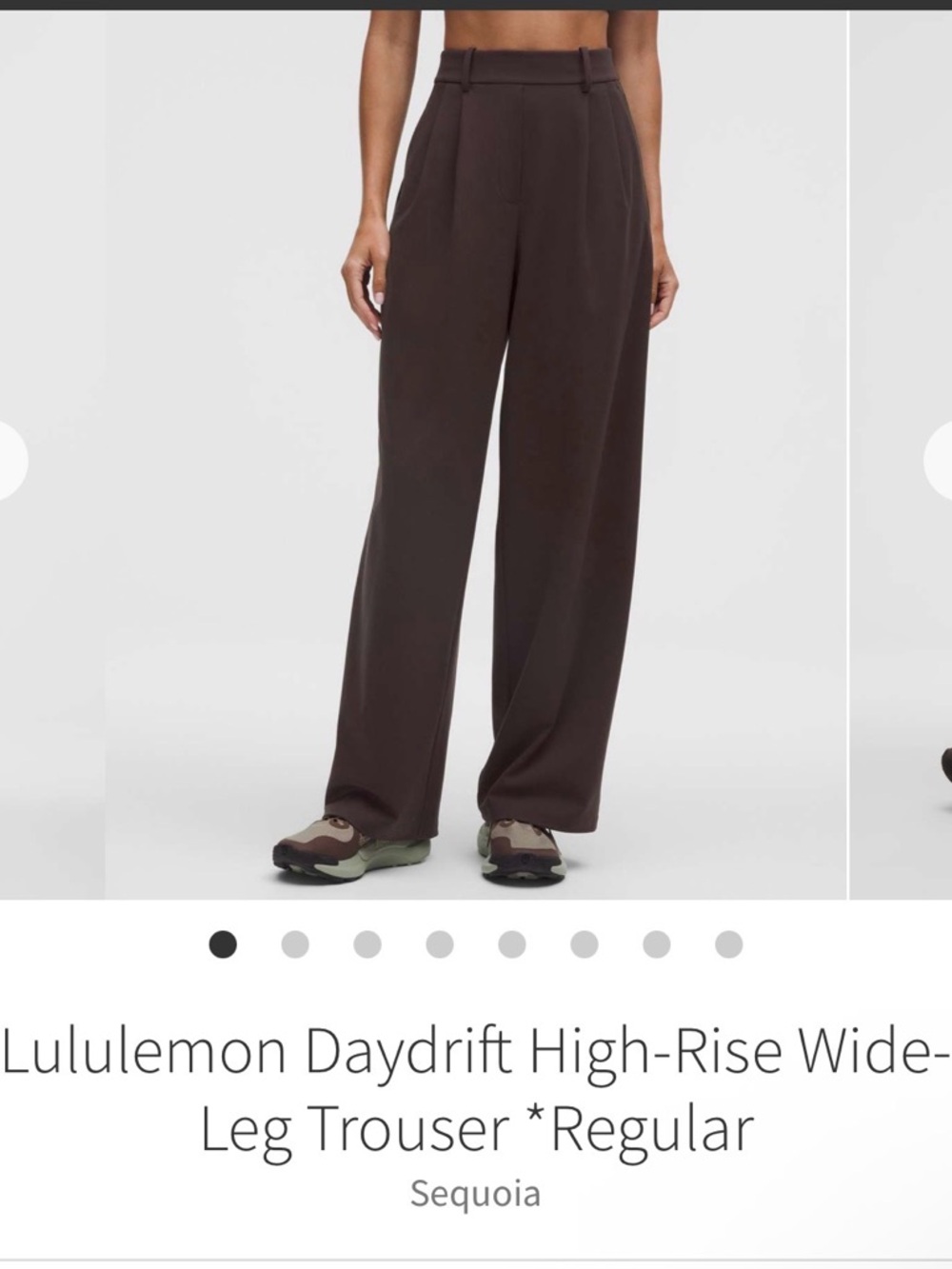 NWT Lululemon Daydrift High-Rise Wide-Leg Trouser *Regular in Size Large